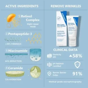 Jorondy® Anti-Falten-Creme zur Faltenreduzierung, Hautstraffung und Aufhellung