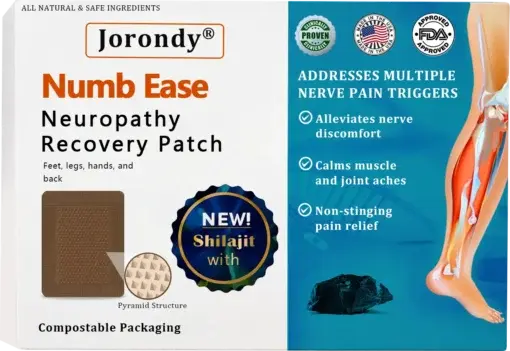 Jorondy® NumbEase Neuropathy Recovery Patch-with Himalayan Shilajit