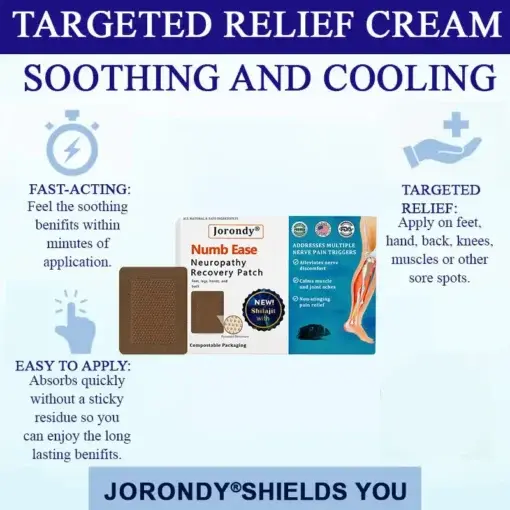 Jorondy® NumbEase Neuropathy Recovery Patch-with Himalayan Shilajit