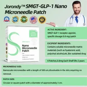 Jorondy™ SMGT-GLP-1 Nano Microneedle Patch